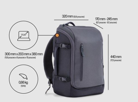 Plecak Travel 25L 15.6 IGR Backpack NB 6H2D8AA Plecak Travel 25L 15.6 IGR Backpack NB 6H2D8AA