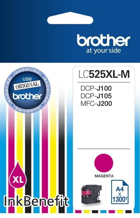 Tusz LC525XLM MAG 1300 do DCP-J100 DCP-J105 Tusz LC525XLM MAG 1300 do DCP-J100 DCP-J105