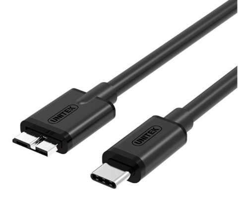 Kabel USB TYP-C do microUSB 3.0 1m Y-C475BK Kabel USB TYP-C do microUSB 3.0 1m Y-C475BK