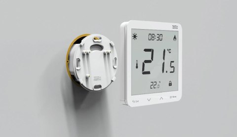 Przewodowy dwustanowy regulator pokojowy podtynkowy biały ST-297z v3 Tech sterowniki Przewodowy dwustanowy regulator pokojowy podtynkowy biały ST-297z v3 Tech sterowniki