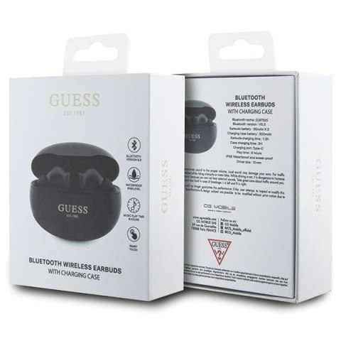 Słuchawki Bluetooth TWS GUTWST50EK Czarne Słuchawki Bluetooth TWS GUTWST50EK Czarne