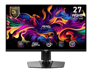 Monitor 26.5 cala MAG 271QPX QD-OLED LED/WQHD/FLAT/360Hz/czarny