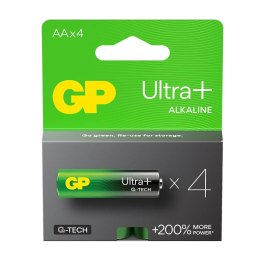 Baterie alkaliczne LR6/AA GP ULTRA+ 4szt. G-TECH