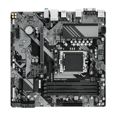 Płyta główna A620M DS3H AM5 4DDR5 HDMI/DP M.2 mATX Płyta główna A620M DS3H AM5 4DDR5 HDMI/DP M.2 mATX