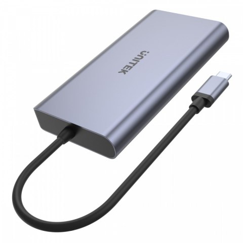 HUB USB-C 2x USB 3.1, HDMI 2.0, DP 1.4, RJ45, SD, PD 100W; D1056A HUB USB-C 2x USB 3.1, HDMI 2.0, DP 1.4, RJ45, SD, PD 100W; D1056A