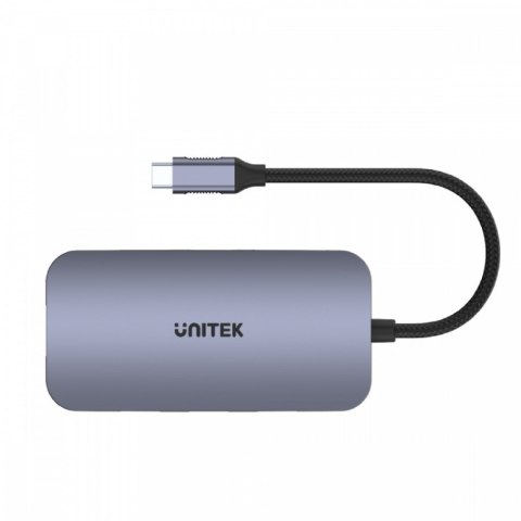HUB USB-C 9w1, USB-C, HDMI 2.0, RJ45, PD 100W, czytnik SD; D1071A HUB USB-C 9w1, USB-C, HDMI 2.0, RJ45, PD 100W, czytnik SD; D1071A