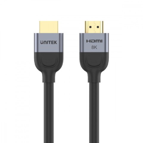 Kabel HDMI 2.1 8K 60Hz 2m; czarny; C11086GY01-2M Kabel HDMI 2.1 8K 60Hz 2m; czarny; C11086GY01-2M