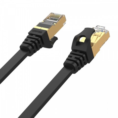 Patchcord CAT.7 SSTP 5M (8P8C) RJ45; płaski; C1897BK-5M Patchcord CAT.7 SSTP 5M (8P8C) RJ45; płaski; C1897BK-5M