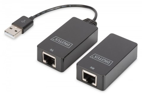 Przedłużacz/Extender USB 1.1 po skrętce Cat.5e/6 UTP/SFP do 45m, czarny, 20cm Przedłużacz/Extender USB 1.1 po skrętce Cat.5e/6 UTP/SFP do 45m, czarny, 20cm