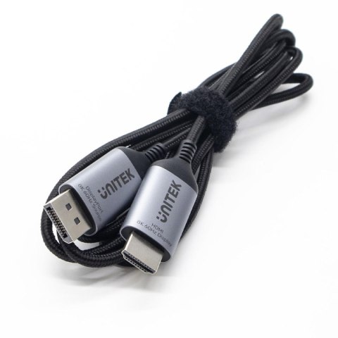 Unitek Kabel DisplayPort 1.4 do HDMI 2.1, 8K, 1,8m Unitek Kabel DisplayPort 1.4 do HDMI 2.1, 8K, 1,8m