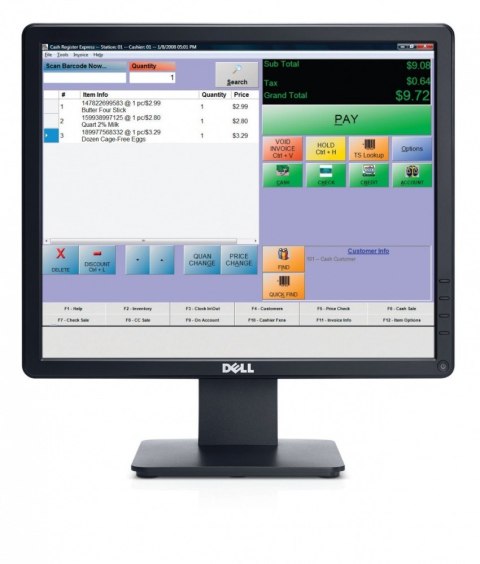 Monitor E1715S 17 cali LCD TN (1280x1024)/5:4/VGA/DP/3Y PPG Monitor E1715S 17 cali LCD TN (1280x1024)/5:4/VGA/DP/3Y PPG