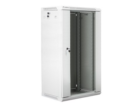 Szafa instalacyjna wisząca 19'' 22U 600X450mm szara (drzwi szklane) Szafa instalacyjna wisząca 19'' 22U 600X450mm szara (drzwi szklane)