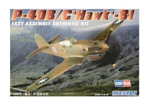 Model plastikowy P-40B/C Hawk- 81 Model plastikowy P-40B/C Hawk- 81