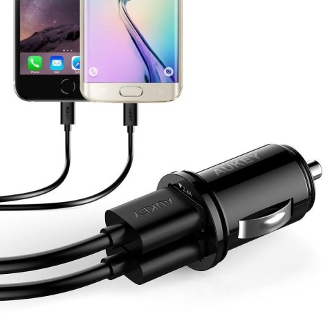 CC-S1 Mini ładowarka samochodowa 2xUSB AiPower 4.8A 24W CC-S1 Mini ładowarka samochodowa 2xUSB AiPower 4.8A 24W