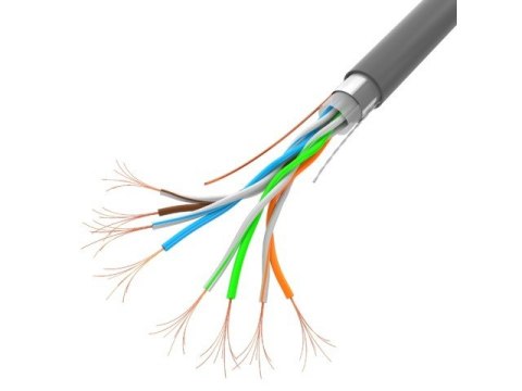 Kabel LAN FTP 100Mb/s 305m linka cca szary Kabel LAN FTP 100Mb/s 305m linka cca szary