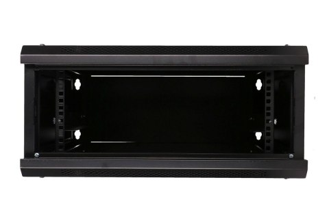 Szafka wisząca rack 4U 600x600 czarna szklane drzwi Szafka wisząca rack 4U 600x600 czarna szklane drzwi
