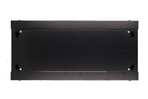 Szafka wisząca rack 4U 600x600 czarna szklane drzwi Szafka wisząca rack 4U 600x600 czarna szklane drzwi