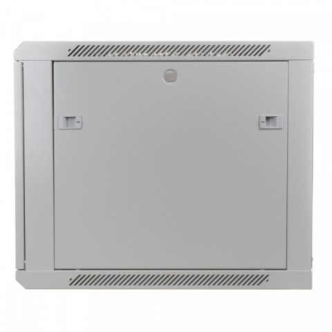 Szafa wisząca jednosekcyjna 19" 9U 501/600/450mm, drzwi szklane, szara (RAL 7035) Szafa wisząca jednosekcyjna 19" 9U 501/600/450mm, drzwi szklane, szara (RAL 7035)