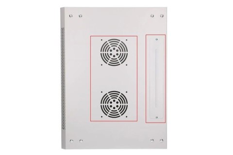 Szafka wisząca rack 12U 600x450 szara metalowe drzwi Szafka wisząca rack 12U 600x450 szara metalowe drzwi