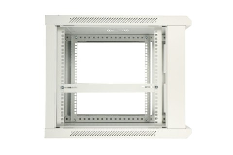 Szafka wisząca rack 12U 600x600 szara metalowe drzwi Szafka wisząca rack 12U 600x600 szara metalowe drzwi