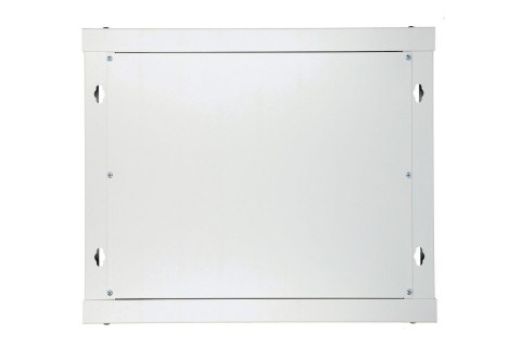 Szafka wisząca rack 9U 600x450 szara szklane drzwi Szafka wisząca rack 9U 600x450 szara szklane drzwi