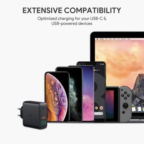 PA-D3 ładowarka sieciowa 2xUSB Power Delivery (1xUSB A+1xUSB C) 60W 5.4A PA-D3 ładowarka sieciowa 2xUSB Power Delivery (1xUSB A+1xUSB C) 60W 5.4A