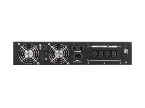 Zasilacz awaryjny Rack 19'' Line-Interactive Pure Sine Wave 1000VA LCD 4x230v IEC Zasilacz awaryjny Rack 19'' Line-Interactive Pure Sine Wave 1000VA LCD 4x230v IEC