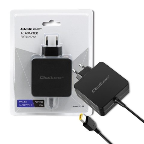 Zasilacz do Lenovo 65W | 20V | 3.25A | slim tip+pin Zasilacz do Lenovo 65W | 20V | 3.25A | slim tip+pin