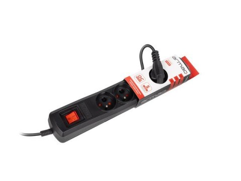 Listwa zasilająca R5 3m 5x230V PL 10A Czarna Listwa zasilająca R5 3m 5x230V PL 10A Czarna