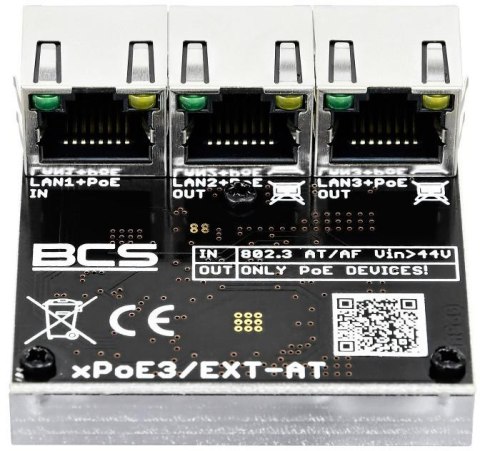 Switch POE BCS POWER BCS-xPoE3/EXT-AT Switch POE BCS POWER BCS-xPoE3/EXT-AT