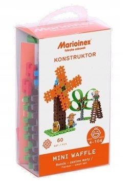 Klocki konstrukcyjne Mini Waffle - Rolnik Zestaw mały blister