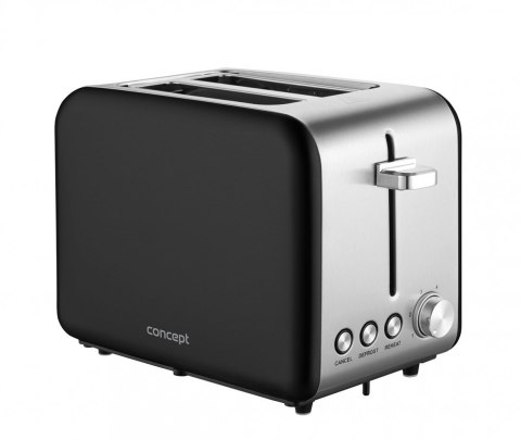 Toster TE2052 inox czarny Toster TE2052 inox czarny