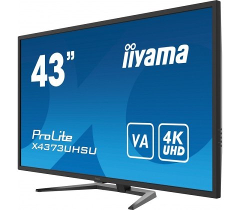 Monitor wielkoformatowy 43 cale X4373UHSU-B1 4K, VA, 2xHDMI, DP, mDP, 3ms, 2x7W, USBx4 Monitor wielkoformatowy 43 cale X4373UHSU-B1 4K, VA, 2xHDMI, DP, mDP, 3ms, 2x7W, USBx4