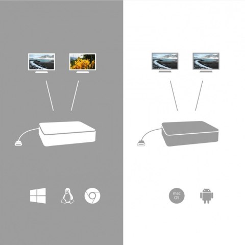 Stacja dokująca USB-C HDMI Docking Station with PD 112W Stacja dokująca USB-C HDMI Docking Station with PD 112W