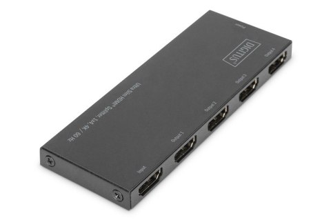 Rozdzielacz (Splitter) Ultra Slim HDMI 1x4 4K 60Hz 3D HDR HDCP 2.2 18 Gbps Micro USB Rozdzielacz (Splitter) Ultra Slim HDMI 1x4 4K 60Hz 3D HDR HDCP 2.2 18 Gbps Micro USB