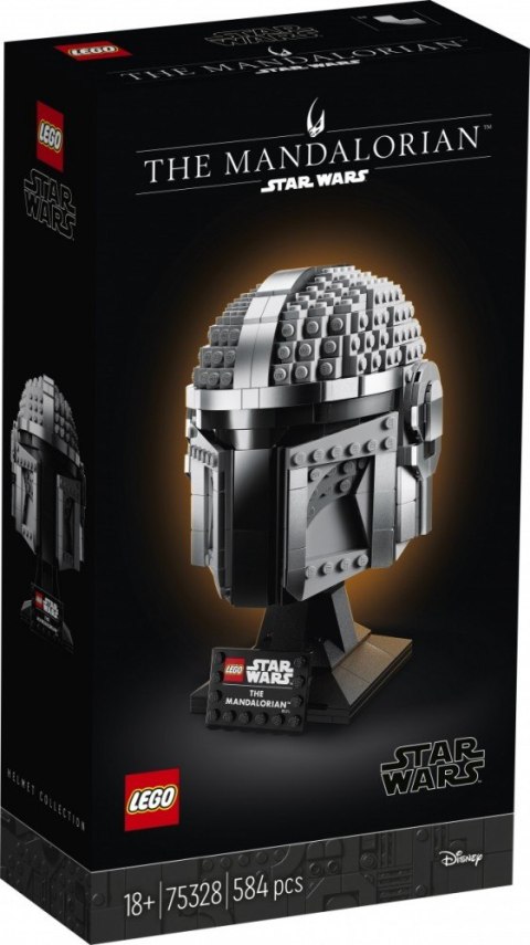 Klocki Star Wars 75328 Hełm Mandalorianina Klocki Star Wars 75328 Hełm Mandalorianina