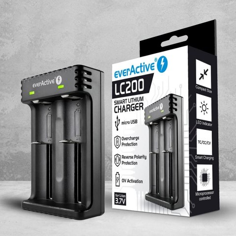 Ładowarka akumulatorowa LC-200 do akumulatorów cylindrycznych Li-ion Ładowarka akumulatorowa LC-200 do akumulatorów cylindrycznych Li-ion