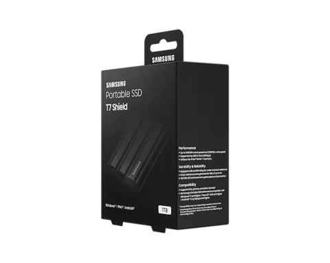 Dysk SSD T7 Shield 1TB USB 3.2, czarny Dysk SSD T7 Shield 1TB USB 3.2, czarny