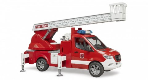 Wóz strażacki Mercedes Benz Sprinter z drabiną i światłami Wóz strażacki Mercedes Benz Sprinter z drabiną i światłami