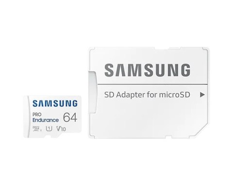 Karta pamięci microSD MB-MJ64KA/EU Pro Endurance 64GB + Adapter Karta pamięci microSD MB-MJ64KA/EU Pro Endurance 64GB + Adapter