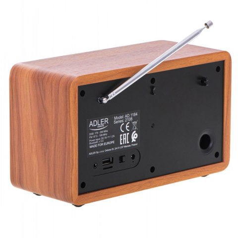 Radioodtwarzacz DAB+ AD 1184 Bluetooth USB Radioodtwarzacz DAB+ AD 1184 Bluetooth USB