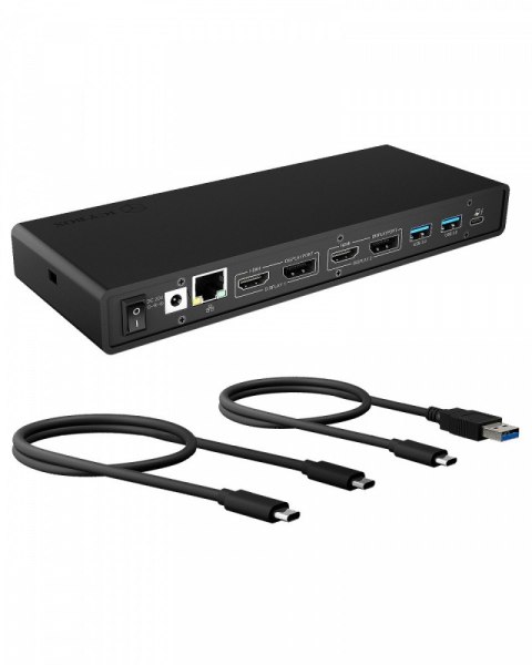 Stacja dokująca IB-DK2245AC 13w1, 2xDP,2xHDI,USB, LAN, USB-C, PD do 60W Stacja dokująca IB-DK2245AC 13w1, 2xDP,2xHDI,USB, LAN, USB-C, PD do 60W
