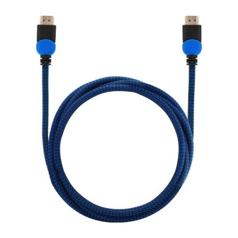 Kabel HDMI 2.0 niebiesko-czarny 1,8m, GCL-02 Kabel HDMI 2.0 niebiesko-czarny 1,8m, GCL-02