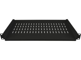 Półka stała 19 cali 1U głębokość 250mm Czarna