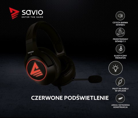Słuchawki gamingowe z mikrofonem Vertigo Słuchawki gamingowe z mikrofonem Vertigo
