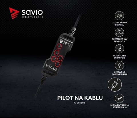 Słuchawki gamingowe z mikrofonem Vertigo Słuchawki gamingowe z mikrofonem Vertigo