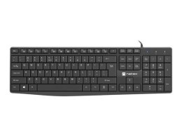 Klawiatura Nautilus US slim 1.8m Czarna