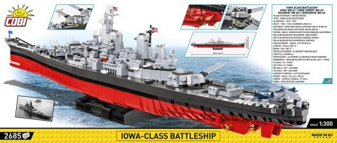 Klocki Historical Collection Iowa-Class Battleship (4w1) - Executive Edition Klocki Historical Collection Iowa-Class Battleship (4w1) - Executive Edition