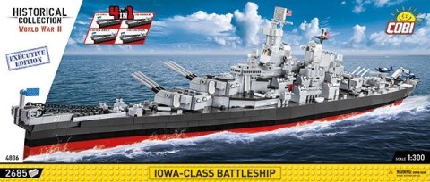 Klocki Historical Collection Iowa-Class Battleship (4w1) - Executive Edition Klocki Historical Collection Iowa-Class Battleship (4w1) - Executive Edition