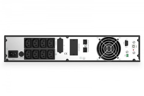Zasilacz awaryjny UPS Online Rack 19" LCD, 1500VA/1500W, 3x12V/9Ah, 8xC13, USB, RS232, RJ45 Zasilacz awaryjny UPS Online Rack 19" LCD, 1500VA/1500W, 3x12V/9Ah, 8xC13, USB, RS232, RJ45